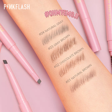 PINK FLASH Waterproof Auto Eyebrow Pencil